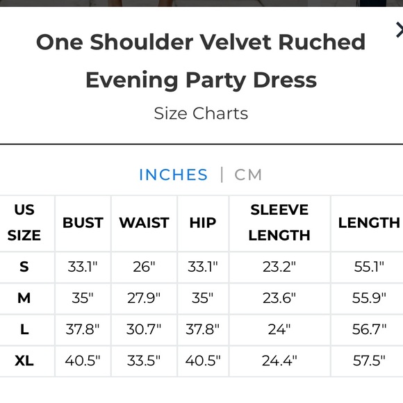 One Shoulder Velvet Ruched Evening Party Dress S royal blue formal going out - Picture 10 of 10